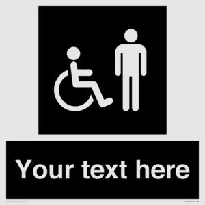 Custom information: black panel disabled and male